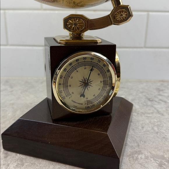 Replogle 9” Globe World Classic series w thermometer barometer hydrometer - Picture 6 of 9